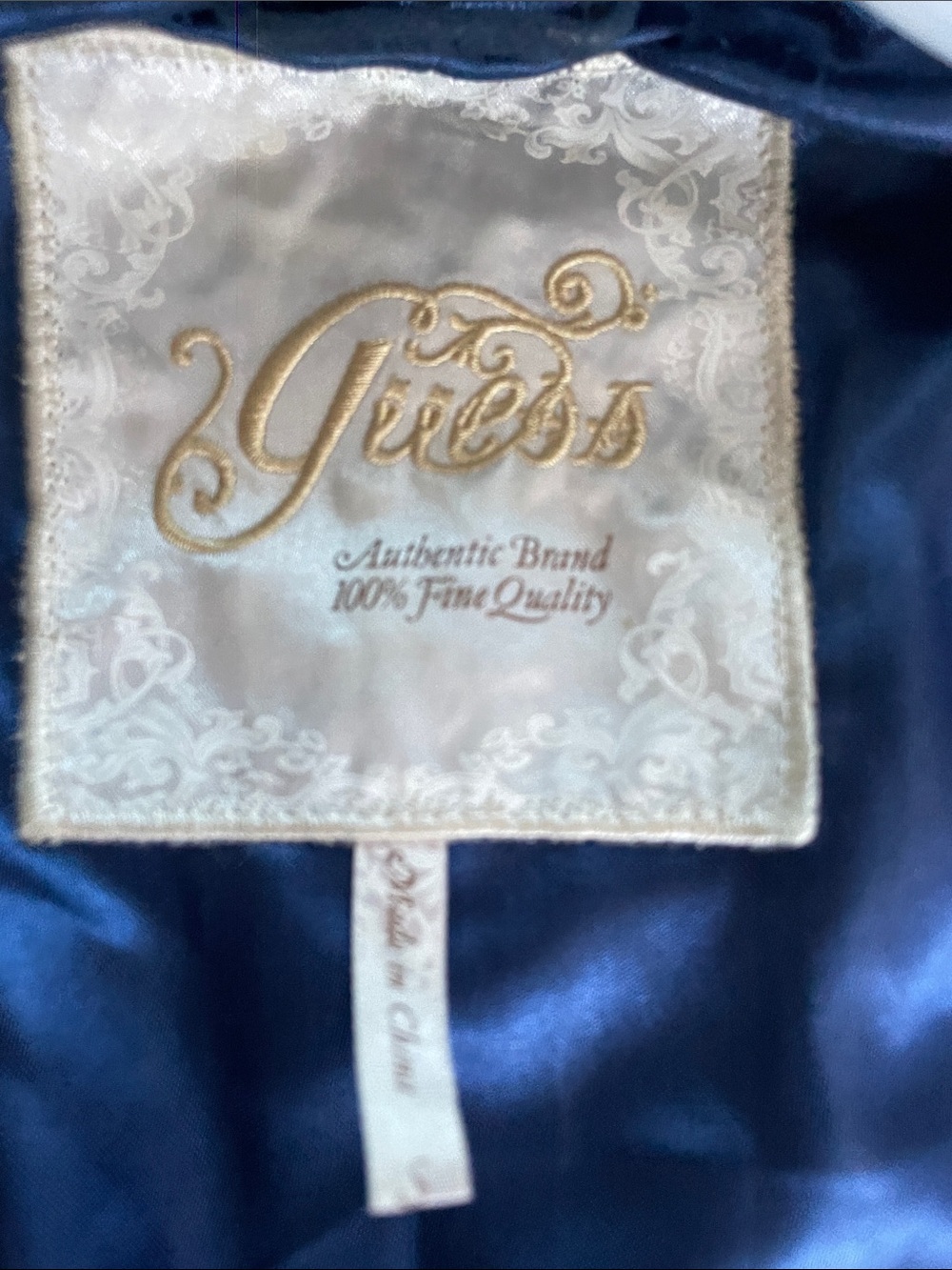 Guess Leather Jacket - Royal Blue